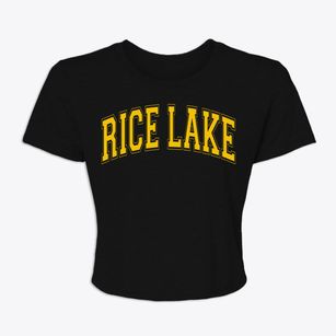 Rice Lake Wisconsin Varsity Women's Crop Top