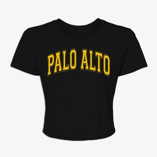 Palo Alto California Varsity Women's Crop Top