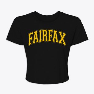 Fairfax California Varsity Women's Crop Top