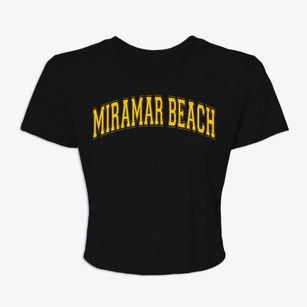 Miramar Beach Florida Varsity Women's Crop Top