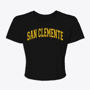 San Clemente California Varsity Women's Crop Top