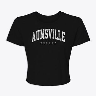 Aumsville Oregon Urban Vibe Women's Crop Top