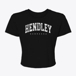 Hendley Nebraska Urban Vibe Women's Crop Top