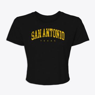 San Antonio Texas Urban Vibe Women's Crop Top