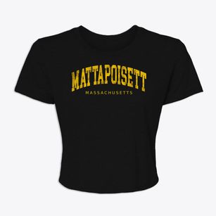 Mattapoisett Massachusetts Urban Vibe Women's Crop Top
