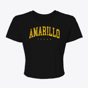 Amarillo Texas Urban Vibe Women's Crop Top