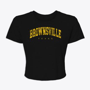 Brownsville Texas Urban Vibe Women's Crop Top