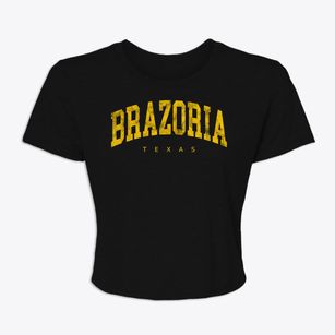 Brazoria Texas Urban Vibe Women's Crop Top