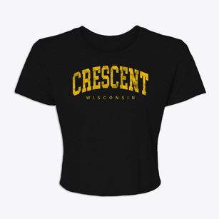 Crescent Wisconsin Urban Vibe Women's Crop Top