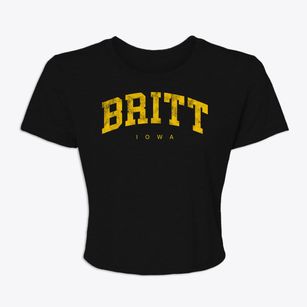 Britt Iowa Urban Vibe Women's Crop Top