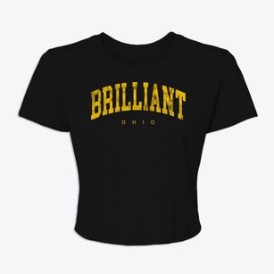 Brilliant Ohio Urban Vibe Women's Crop Top