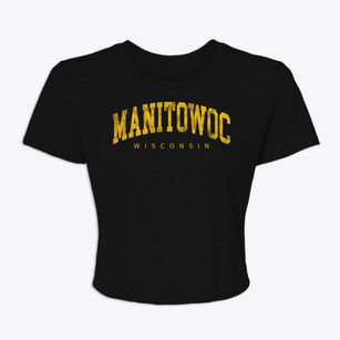 Manitowoc Wisconsin Urban Vibe Women's Crop Top