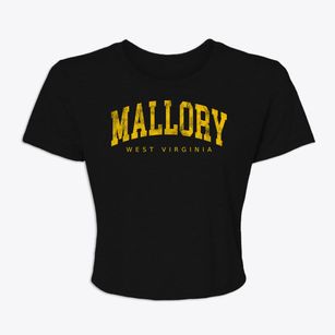 Mallory West Virginia Urban Vibe Women's Crop Top