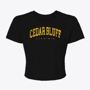 Cedar Bluff Virginia Urban Vibe Women's Crop Top