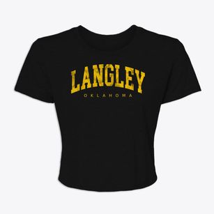 Langley Oklahoma Urban Vibe Women's Crop Top