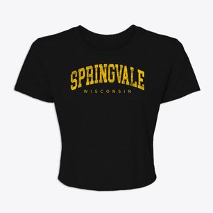 Springvale Wisconsin Urban Vibe Women's Crop Top