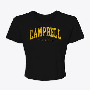 Campbell Texas Urban Vibe Women's Crop Top