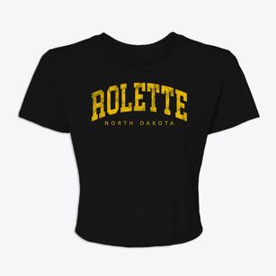 Rolette North Dakota Urban Vibe Women's Crop Top