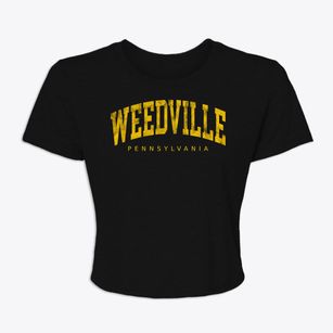 Weedville Pennsylvania Urban Vibe Women's Crop Top