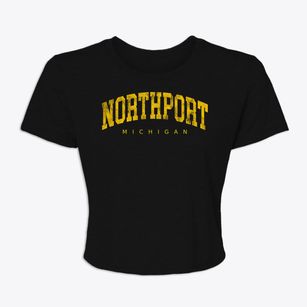 Northport Michigan Urban Vibe Women's Crop Top