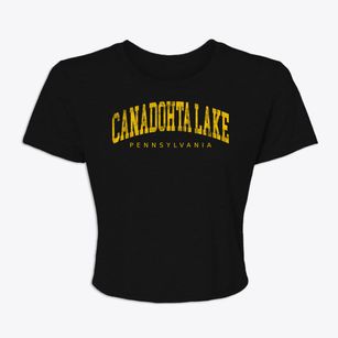 Canadohta Lake Pennsylvania Urban Vibe Women's Crop Top