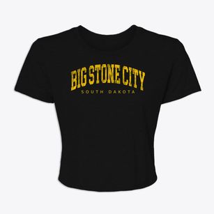 Big Stone City South Dakota Urban Vibe Women's Crop Top