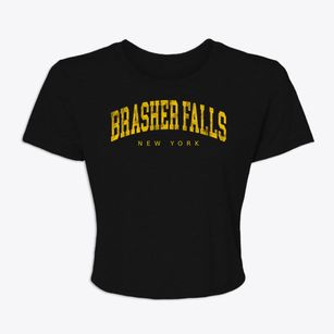 Brasher Falls New York Urban Vibe Women's Crop Top