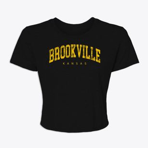 Brookville Kansas Urban Vibe Women's Crop Top