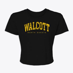 Walcott North Dakota Urban Vibe Women's Crop Top