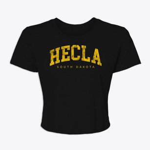 Hecla South Dakota Urban Vibe Women's Crop Top