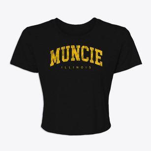 Muncie Illinois Urban Vibe Women's Crop Top