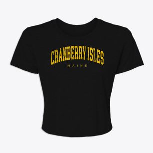 Cranberry Isles Maine Urban Vibe Women's Crop Top