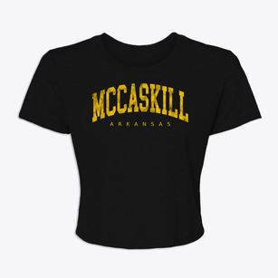 Mccaskill Arkansas Urban Vibe Women's Crop Top