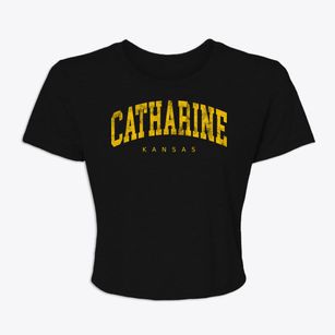 Catharine Kansas Urban Vibe Women's Crop Top