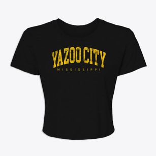Yazoo City Mississippi Urban Vibe Women's Crop Top