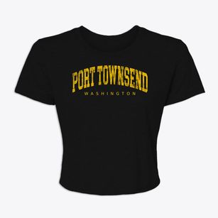 Port Townsend Washington Urban Vibe Women's Crop Top