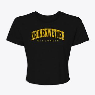 Kronenwetter Wisconsin Urban Vibe Women's Crop Top