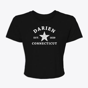 Darien Connecticut Star Women's Crop Top