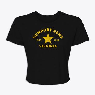 Newport News Virginia Star Women's Crop Top