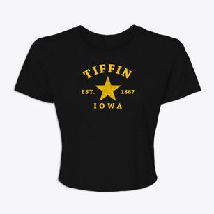 Tiffin Iowa Star Women's Crop Top