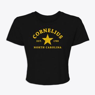 Cornelius North Carolina Star Women's Crop Top