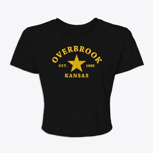 Overbrook Kansas Star Women's Crop Top