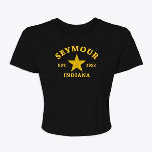 Seymour Indiana Star Women's Crop Top
