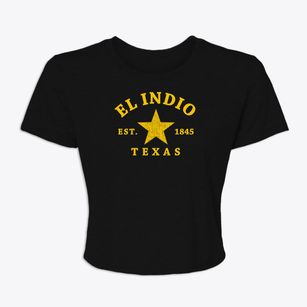 El Indio Texas Star Women's Crop Top
