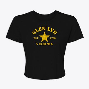 Glen Lyn Virginia Star Women's Crop Top