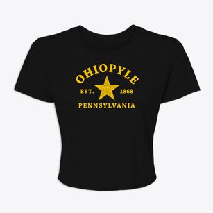 Ohiopyle Pennsylvania Star Women's Crop Top