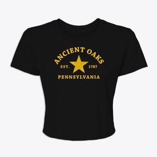 Ancient Oaks Pennsylvania Star Women's Crop Top