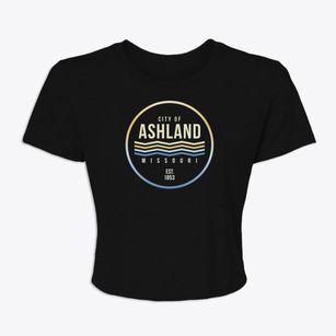 Ashland Missouri Color Fade Women's Crop Top