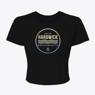 Hardwick Massachusetts Color Fade Women's Crop Top
