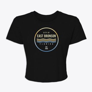 East Bronson Florida Color Fade Women's Crop Top